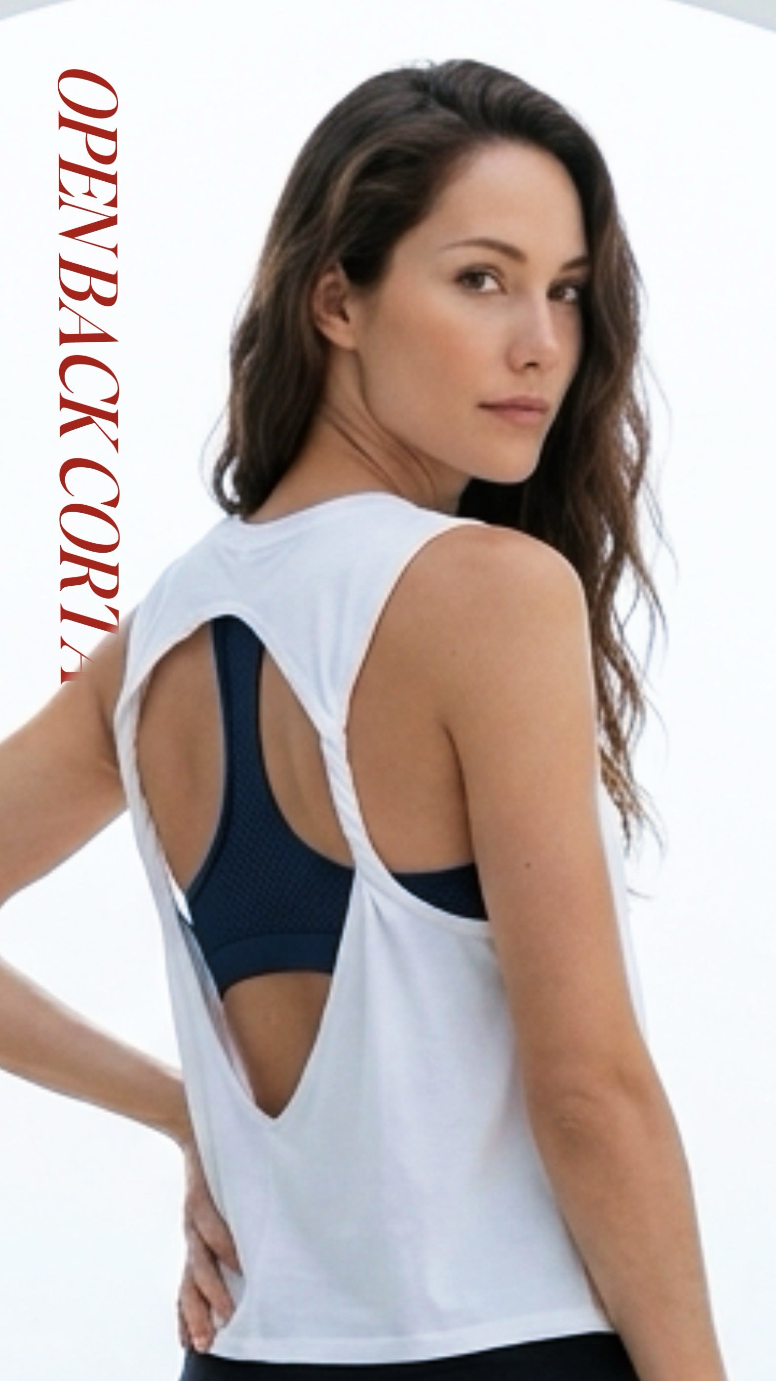 Quien Tiene Magia No Necesita Trucos – Open Back Corta, vista lateral con quote visible · Wear a Quote